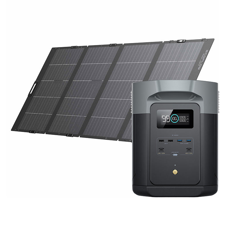 Bundle EcoFlow Delta 2 Max + PV panel 400W (folding) - Image 1