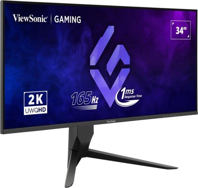 LCD Monitor VIEWSONIC 34" Gaming/21 : 9 Panel VA 3440x1440 21:9 165 Hz Matte 1 ms Swivel Height adjustable Tilt Colour Black VX3480-2K-PRO
