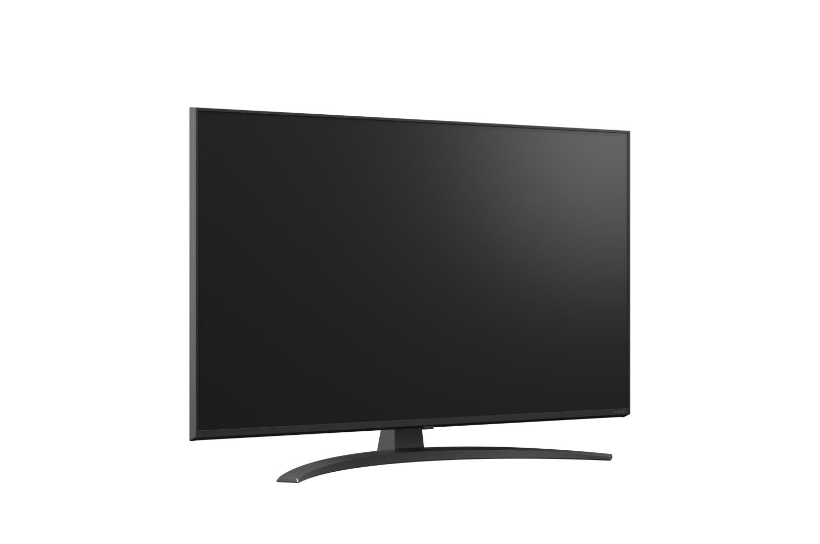 TV Set LG 43" 4K/Smart 3840x2160 Wireless LAN Bluetooth webOS Black 43NANO81A3A