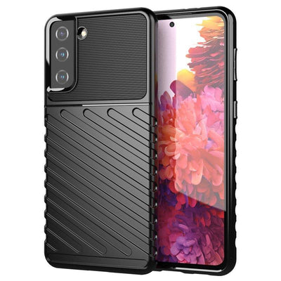 Thunder Case flexible armored cover for Samsung Galaxy S22 + (S22 Plus) black — Hurtel