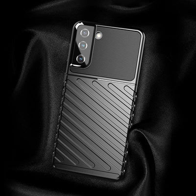 Thunder Case flexible armored cover for Samsung Galaxy S22 + (S22 Plus) black — Hurtel