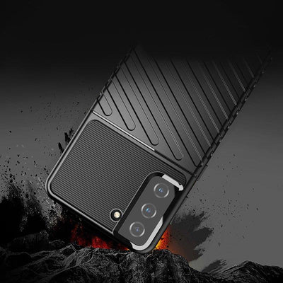 Thunder Case flexible armored cover for Samsung Galaxy S22 + (S22 Plus) black — Hurtel