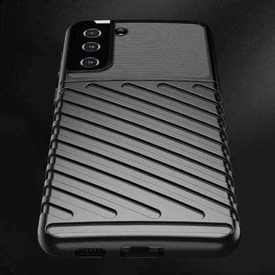 Thunder Case flexible armored cover for Samsung Galaxy S22 + (S22 Plus) black — Hurtel