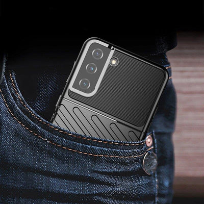 Thunder Case flexible armored cover for Samsung Galaxy S22 + (S22 Plus) black — Hurtel
