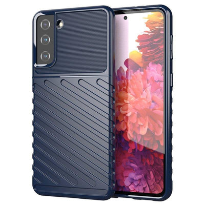 Thunder Case flexible armored cover for Samsung Galaxy S22 + (S22 Plus) blue — Hurtel