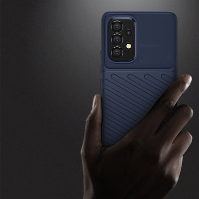 Thunder Case flexible armored cover for Samsung Galaxy A53 5G blue — Hurtel