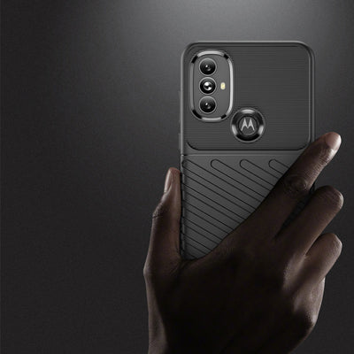 Thunder Case flexible armored cover for Motorola Moto G Power 2022 black — Hurtel