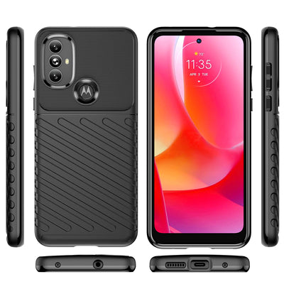 Thunder Case flexible armored cover for Motorola Moto G Power 2022 black — Hurtel