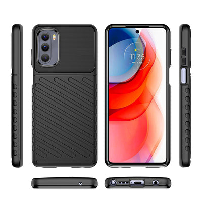 Thunder Case flexible armored cover for Motorola Moto G Stylus 2022 black — Hurtel