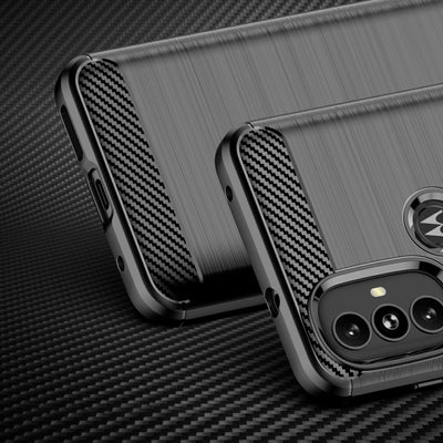 Carbon Case Flexible case cover Motorola Moto G Power 2022 black — Hurtel