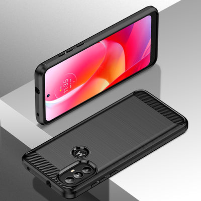 Carbon Case Flexible case cover Motorola Moto G Power 2022 black — Hurtel