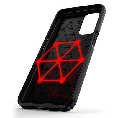 Carbon Case Flexible cover for OnePlus Nord N200 5G black — Hurtel