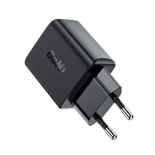Acefast GaN USB Type-C 30W charger, PD, QC 3.0, AFC, FCP black (A21 black)