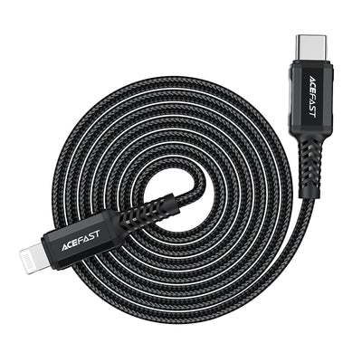 Acefast C4-01 Lightning - USB-C PD cable 30W 3A 480Mb/s 1.8m - black