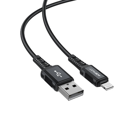 Acefast MFI USB - Lightning cable 1.8m, 2.4A black (C4-02 A Black)