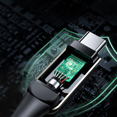 Acefast C6-03 Black USB-C - USB-C PD QC cable 100W 5A 480Mb/s 2m - black