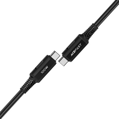 Acefast C4-03 Black USB-C - USB-C PD QC cable 100W 5A 480Mb/s 2m - black