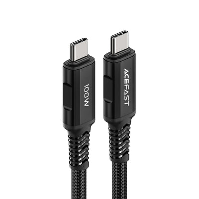 Acefast C4-03 Black USB-C - USB-C PD QC cable 100W 5A 480Mb/s 2m - black