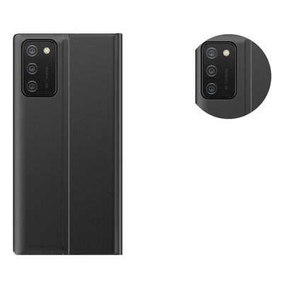 New Sleep Case cover with a stand function for Samsung Galaxy A03s (166.5) black — Hurtel