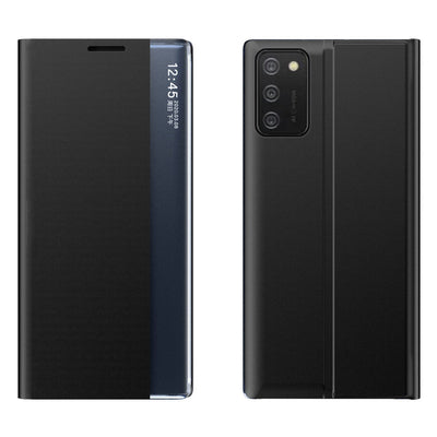 New Sleep Case cover with a stand function for Samsung Galaxy A03s (166.5) black — Hurtel