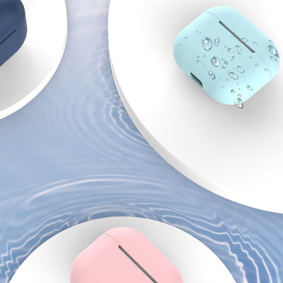 Case for AirPods 2 / AirPods 1 silicone soft cover for headphones blue (case C) — Hurtel