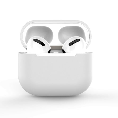 Case for AirPods 2 / AirPods 1 silicone soft cover for headphones white (case C) — Hurtel