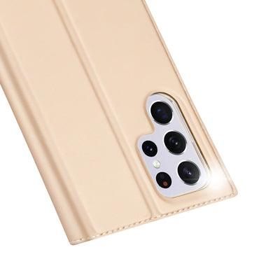 Dux Ducis Skin Pro Holster Cover for Samsung Galaxy S22 Ultra gold