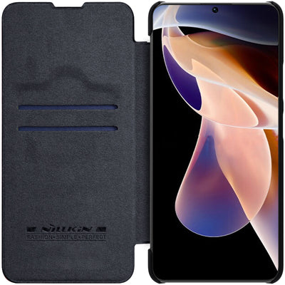 Nillkin Qin Case Case for Xiaomi Redmi Note 11 Pro+ (China) / Redmi Note 11 Pro (China) / Mi11i HyperCharge Camera Protector 