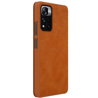 Nillkin Qin Case Case for Xiaomi Redmi Note 11 Pro+ (China) / Redmi Note 11 Pro (China) / Mi11i HyperCharge Camera Protector 