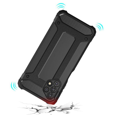 Hybrid Armor Case Tough Rugged Cover for Samsung Galaxy A73 blue — Hurtel