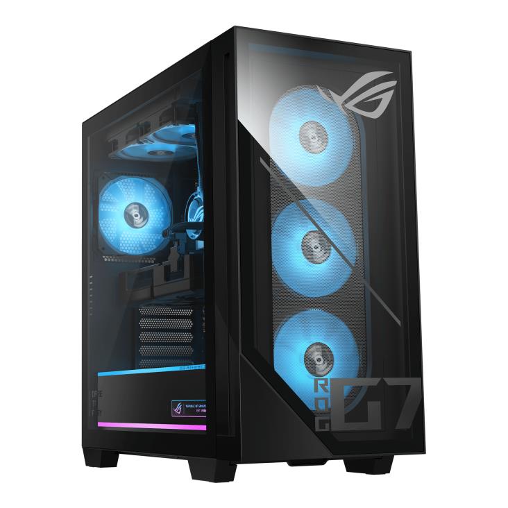 PC ASUS ROG G700 ROG Tower AMD RyzenT 7 9800X3D 32 GB DDR5-SDRAM Storage SSD SSD 1 TB AMD Radeon RX 9070 XT On board graphics AMD Radeon Graphics Wi-Fi Yes Bluetooth Yes Windows 11 Home 90PF05T1-M01MN0