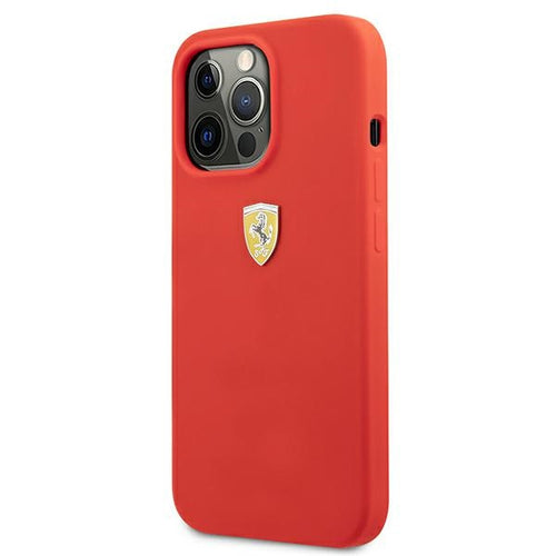 Ferrari FESSIHCP13XRE iPhone 13 Pro Max 6.7&quot; red/red hardcase Silicone