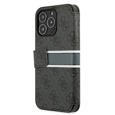 Guess GUBKP13L4GDGR iPhone 13 Pro / 13 6.1" grey/grey book 4G Stripe