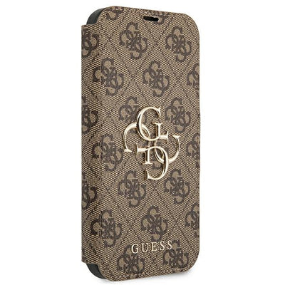 Guess GUBKP13X4GMGBR iPhone 13 Pro Max 6.7" brown/brown book 4G Big Metal Logo