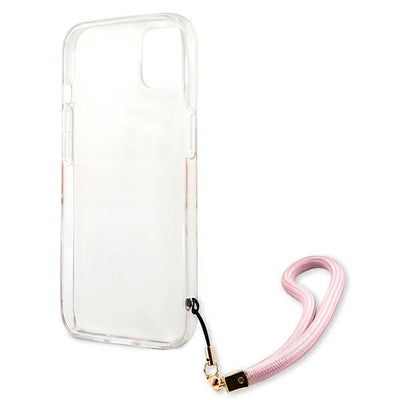Guess GUHCP13SKCABPI iPhone 13 mini 5.4" pink/pink hardcase Camo Strap Collection