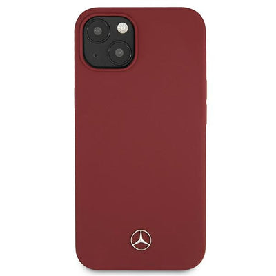 Mercedes Silicone Line Case for iPhone 13 mini - Red