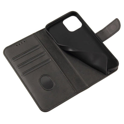 Magnet Case elegant case cover case with a flap and stand function Honor Magic3 Pro black — Hurtel