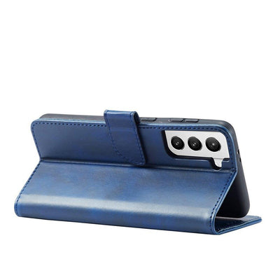 Magnet Case Elegant Case Cover Flip Cover Samsung Galaxy S22 + (S22 Plus) Blue — Hurtel