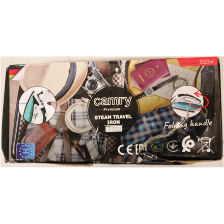 SALE OUT. Camry CR 5024 Steam Travel iron, power 840W, White/green/black | Camry | CR 5024 | Steam Travel iron | 840 W |