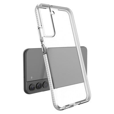 Spring Case cover gel case with colored frame for Samsung Galaxy S22+ (S22 Plus) black — Hurtel