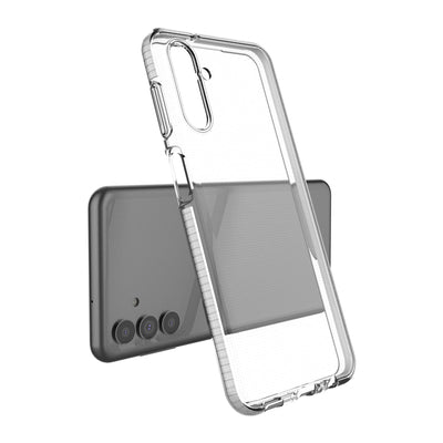 Spring Case Cover Gel Cover with Color Frame for Samsung Galaxy A13 5G Light Pink — Hurtel