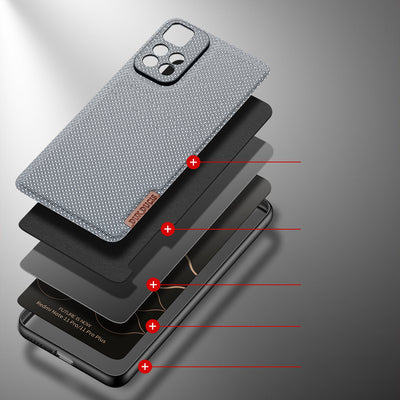 Dux Ducis Fino case nylon covered cover Xiaomi Redmi Note 11 Pro+ 5G (China) / 11 Pro 5G (China) / Mi11i HyperCharge / Poco X