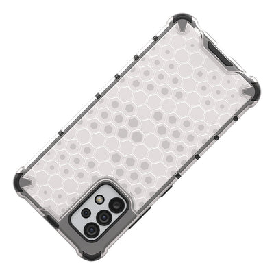 Honeycomb case armored cover with a gel frame for Samsung Galaxy A03s (166.5) black — Hurtel