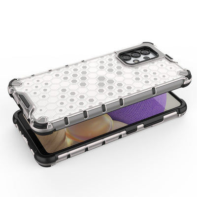 Honeycomb case armored cover with a gel frame for Samsung Galaxy A13 5G transparent — Hurtel