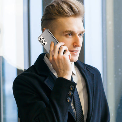 Dux Ducis Fino case is made of nylon material for Samsung Galaxy A73 blue