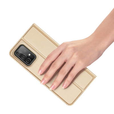 Dux Ducis Skin Pro Holster Cover Flip Cover for Samsung Galaxy A73 gold