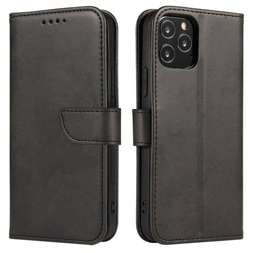 Magnet Case elegant case case cover with a flap and stand function for Motorola Moto G Stylus 2022 black — Hurtel