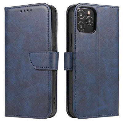 Magnet Case elegant case cover with a flap and stand function for Samsung Galaxy A03s (166.5) blue — Hurtel