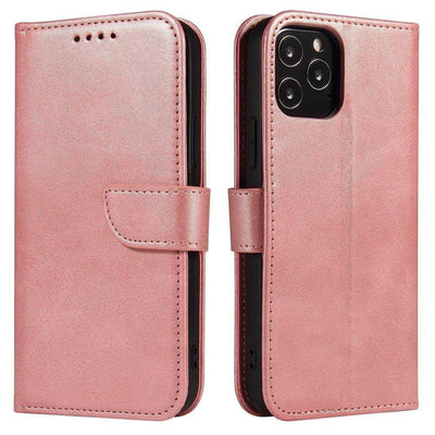 Magnet Case elegant case cover with a flap and stand function for Samsung Galaxy A03s (166.5) pink — Hurtel