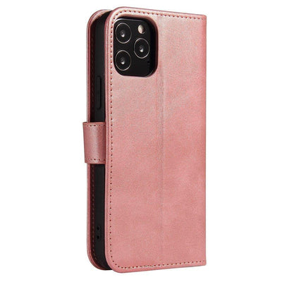 Magnet Case elegant case cover with a flap and stand function for Samsung Galaxy A03s (166.5) pink — Hurtel